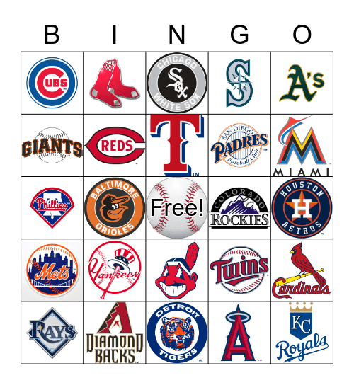 BASEBALL BINGO Card