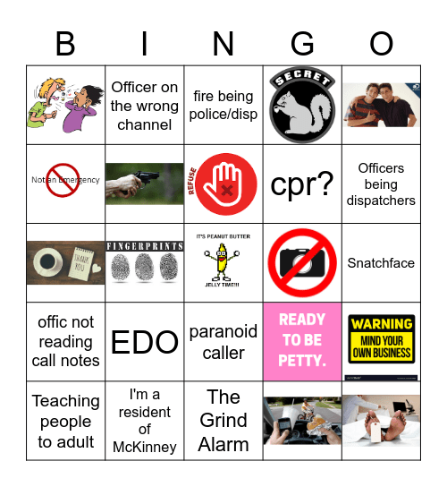 'SPATCH BINGO Card
