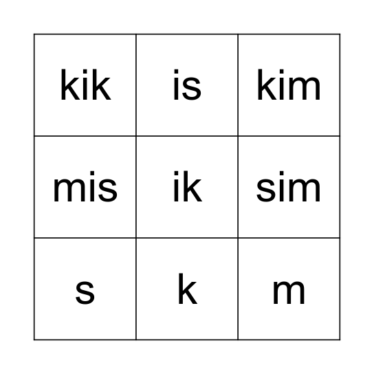 bingo kern start Bingo Card