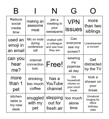 SSA - Manila Bingo Card