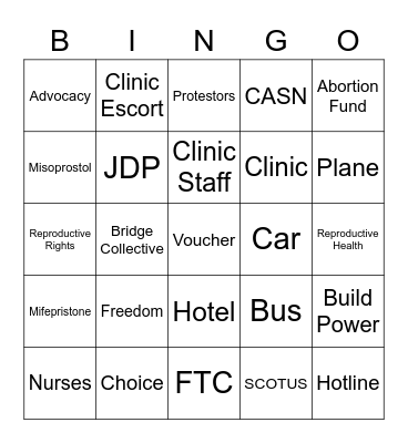 ToBC21HTX Bingo Card