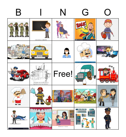 Career Bingo Card