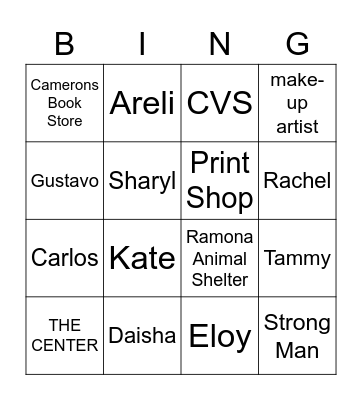 LIFEWORKS Bingo Card