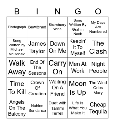 VINYL BINGO - SEPTEMBER EDITION Bingo Card