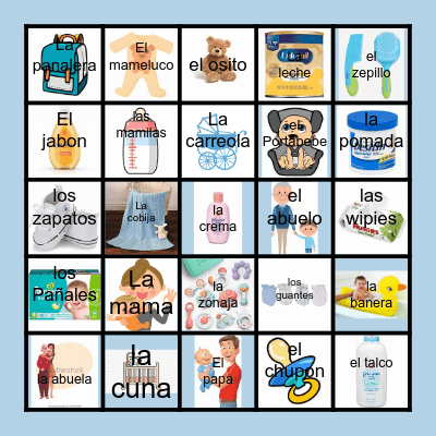 BABY SHOWER Bingo Card