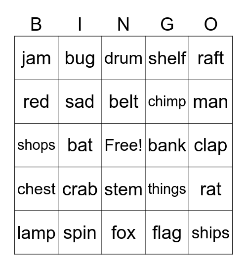 Prep Book 8 Bingo Card