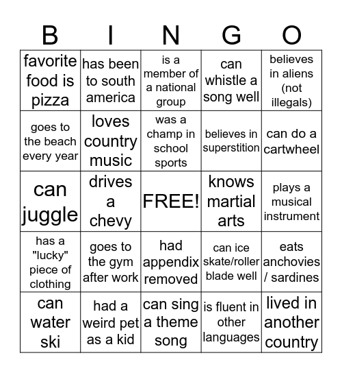 MDRI BINGO! Bingo Card