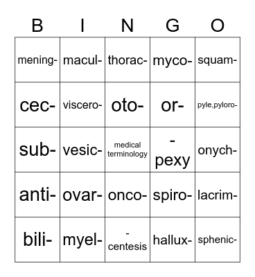 DEAN VAUGHN LESSON 5 Bingo Card