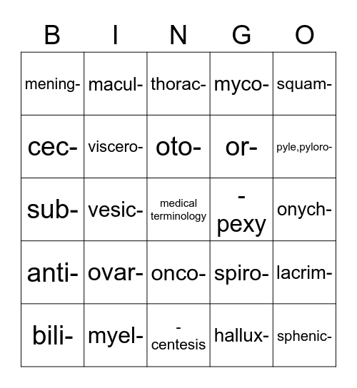 DEAN VAUGHN LESSON 5 Bingo Card