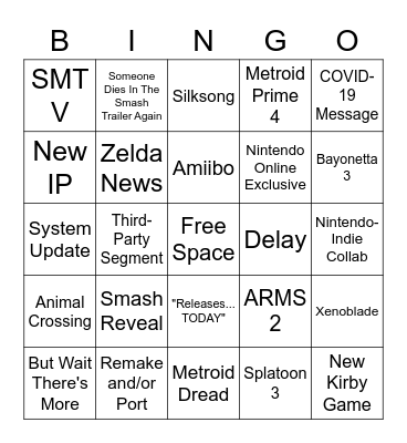 9/23 Direct Bingo Card