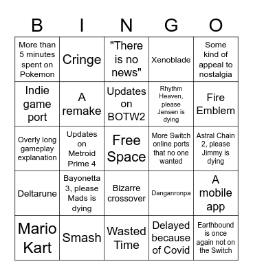 Direct Bingo 9-23 Bingo Card