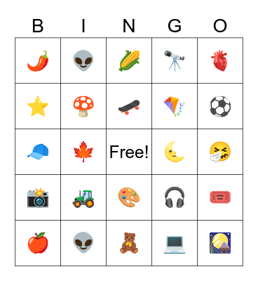 September Literacy Bingo Card