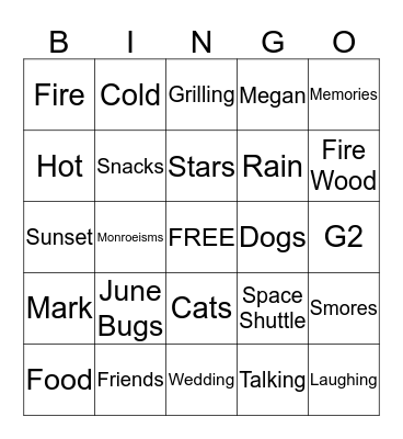 Burnout Bingo Card