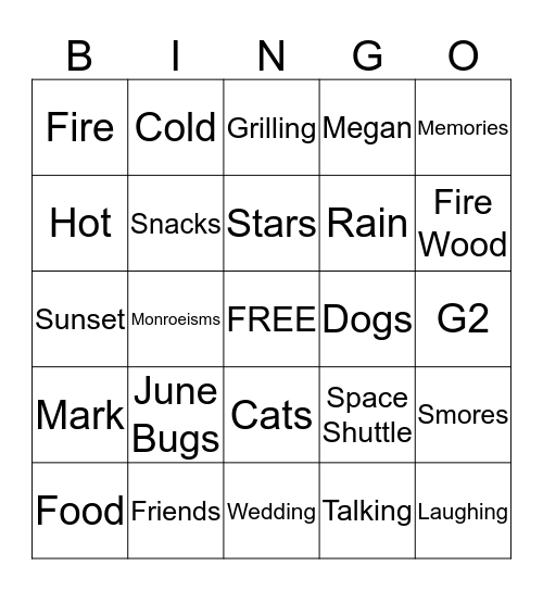 Burnout Bingo Card