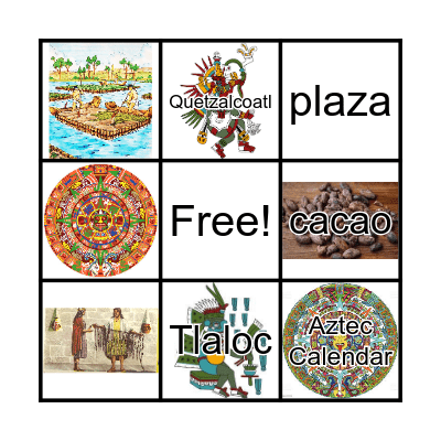 Aztec Bingo Card