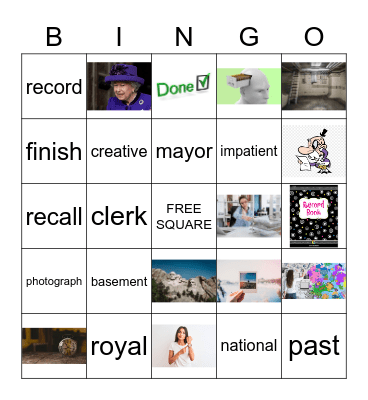 American Portrait Artist Bingo Card