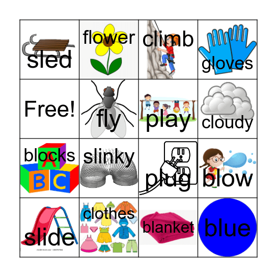 L Blends Bingo Card