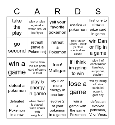 Spooky Halloween Bingo Card