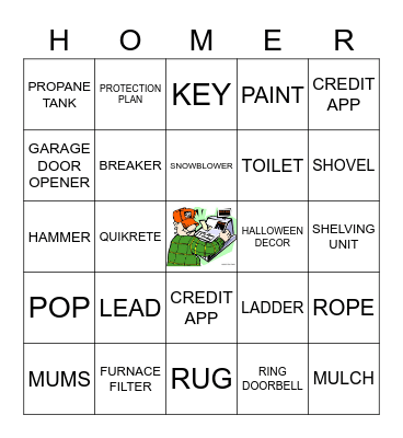 C.A.M  2021 Bingo Card