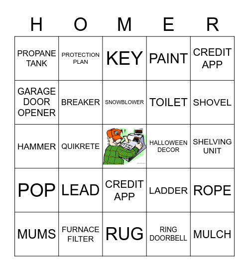 C.A.M  2021 Bingo Card