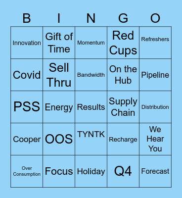 SC Townhall Bingo Card