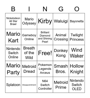 September Direct Bingo Card