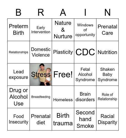 factors impacting brain development Bingo Card