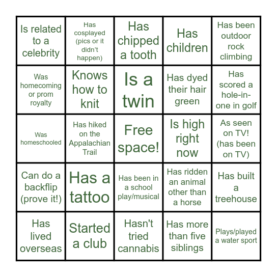 UTTHC employee bingo! Bingo Card