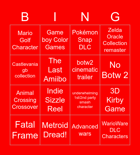 Direct Bingo Card Bingo Card