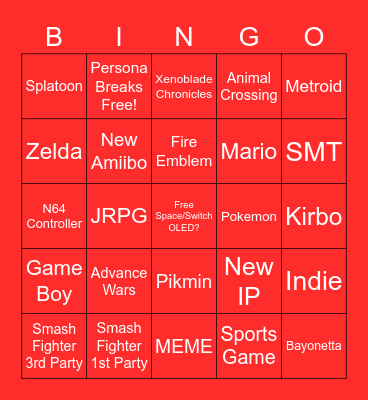 Direct Bingo Card