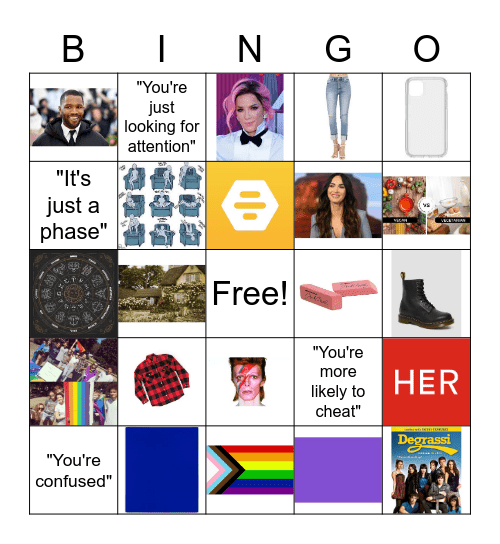 Celebrate Bisexuality Day Bi-Ngo Bingo Card