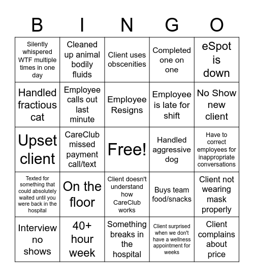 MA03 HM Bingo Card