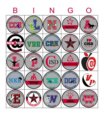 COPPELL ISD Bingo Card