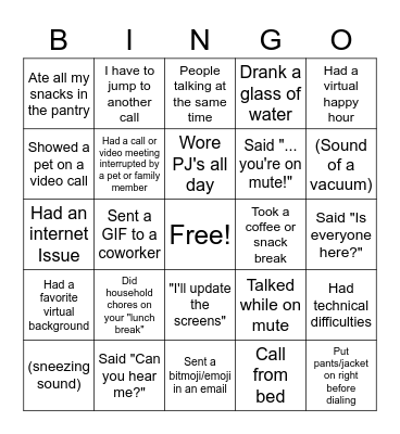 SSA Manila Bingo Card Bingo Card