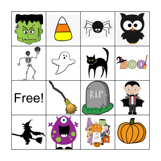 HALLOWEEN Bingo Card