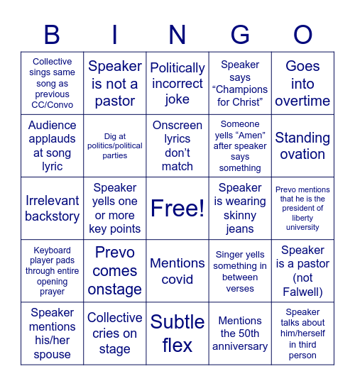 CC/Convo Bingo 2021-22 v3 Bingo Card