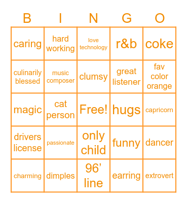 how similar you are to kun Bingo Card