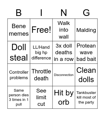 Comet + friends tea week 2 Bingo Card