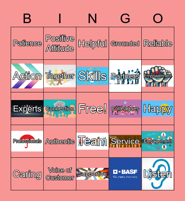 Customer Service Week 2021 Bingo Card