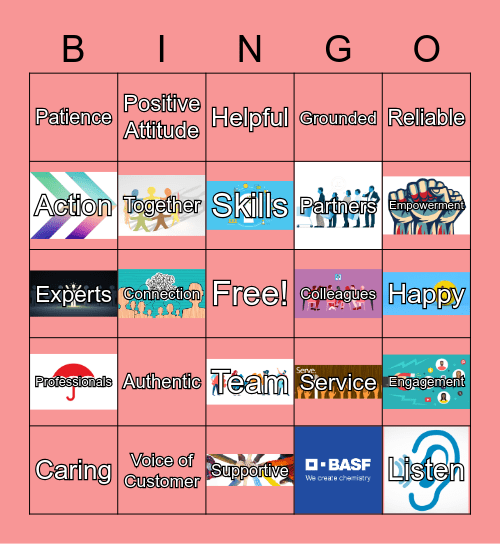 Customer Service Week 2021 Bingo Card