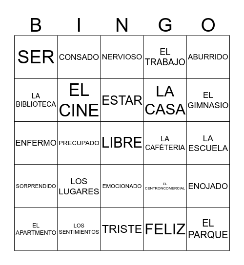 LOTTO Bingo Card