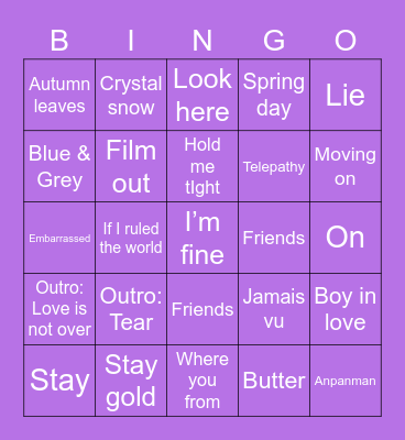 Britt’s Bingo Tourney @madelynsmom2009 Bingo Card