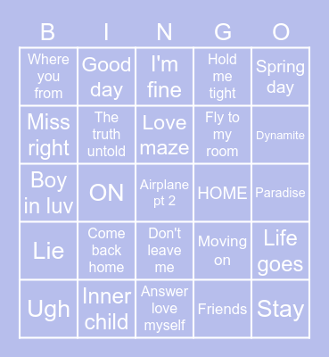 Britts tournament bingo 25-09-21 3 Bingo Card