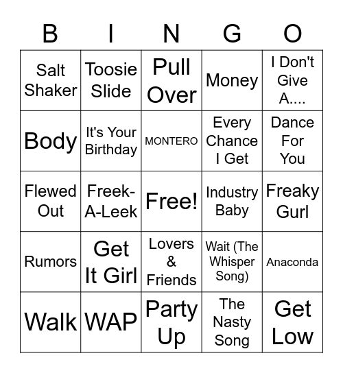 Happy Birthday Chaka Super Round Bingo Card