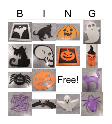 Halloween Bingo Card