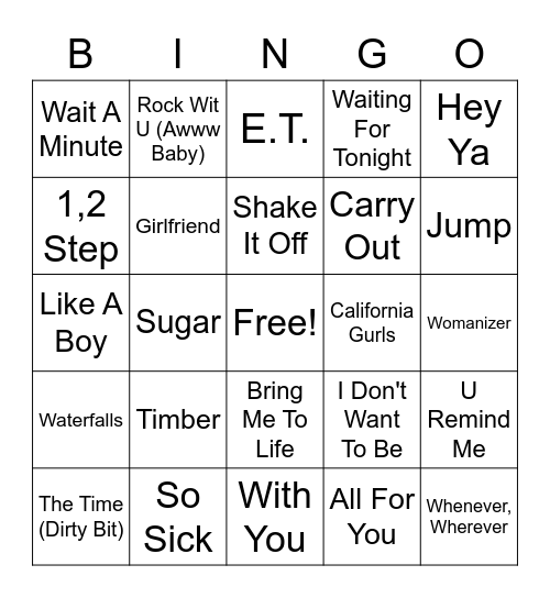 Super Round Tavern Bingo Card