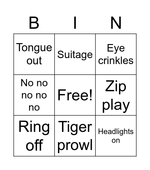 Poch Bingo Card