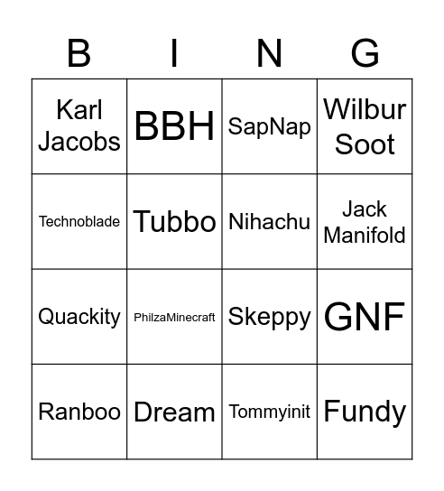 Have you watched them?? Bingo Card
