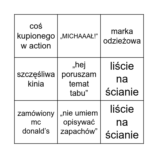 kinia wiczynska supremacy Bingo Card