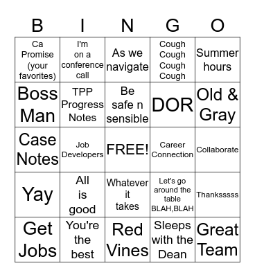 El Jefe Bingo Card